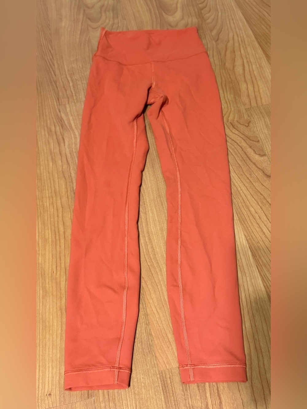 Lululemon Wunder Train High-Rise Canyon Orange leggings size 2